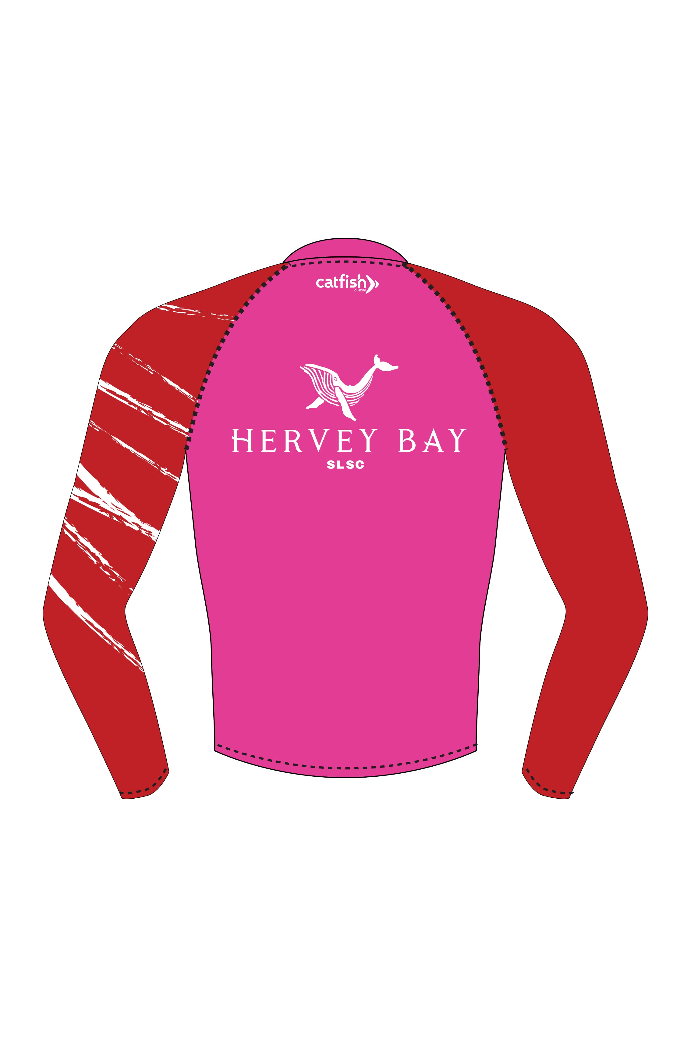 Hervey Bay LS Pink Hi-Vis - Adults
